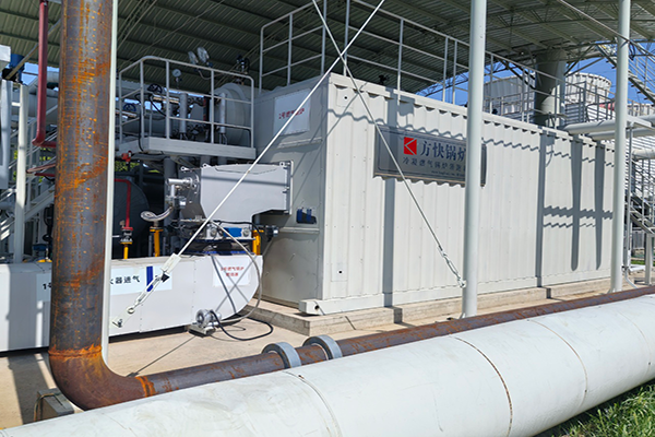 常州某電力公司一臺15噸燃氣鍋爐