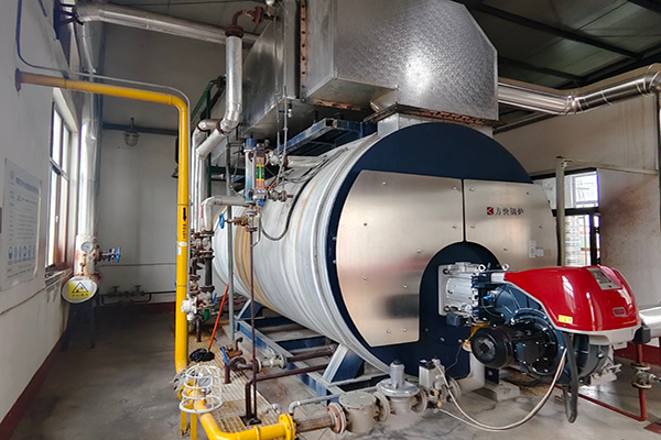 濟源某飲品公司使用方快鍋爐一臺四噸燃氣蒸汽鍋爐