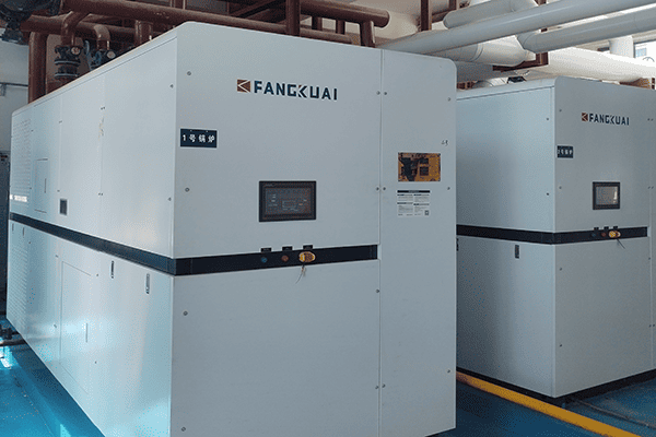 包頭某醫院使用方快鍋爐兩臺T-1200天然氣真空熱水鍋爐案例