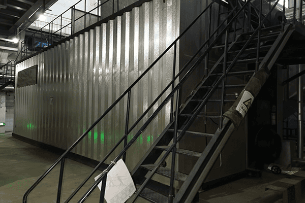 濟南某制藥公司使用方快鍋爐一臺水管蒸汽鍋爐