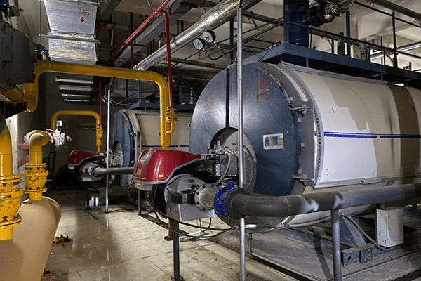 青海某地產公司使用方快鍋爐總計10臺39.2MW燃氣熱水鍋爐