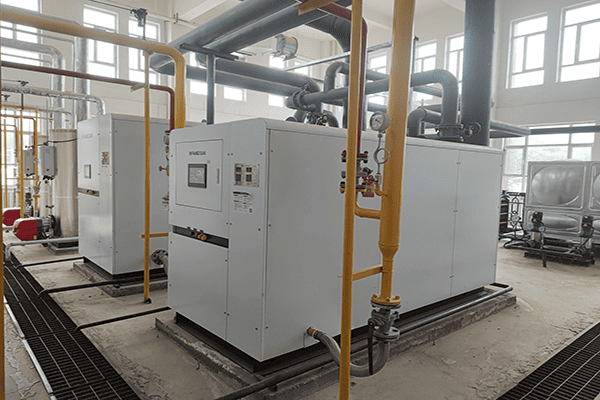 甘肅某職業學院使用方快鍋爐一臺2噸一臺3噸燃氣熱水鍋爐