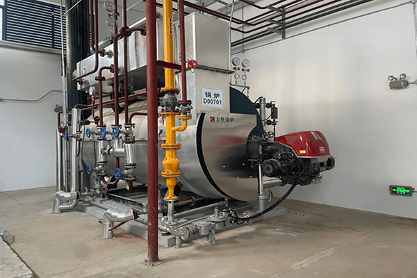 山東某新材料公司使用方快鍋爐一臺3噸燃氣蒸汽鍋爐