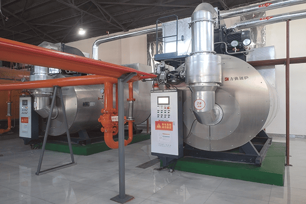 大連某基地使用方快鍋爐2臺6噸燃氣蒸汽鍋爐案例