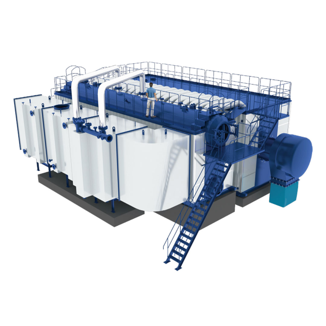 分體式過熱蒸汽水管鍋爐