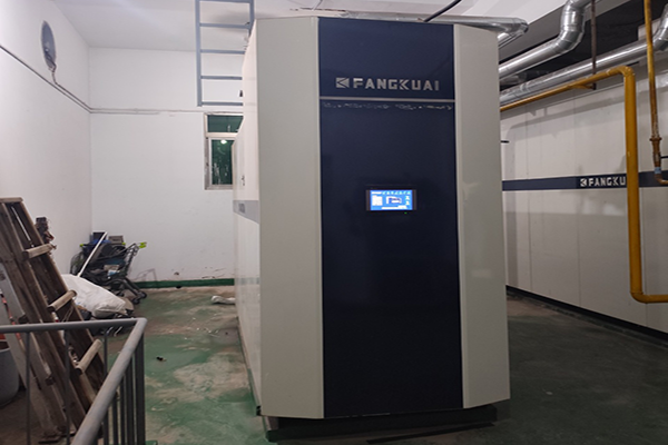 陜西省某家屬院使用方快鍋爐一臺2噸一臺3噸燃氣熱水鍋爐案例