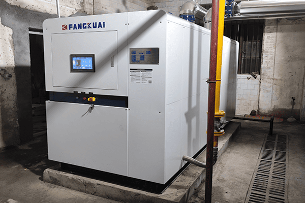 渭南某物流園區(qū)使用方快鍋爐一臺2噸燃氣熱水鍋爐案例