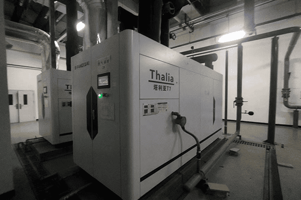 龍騰半導體股份有限公司使用2臺1400kw燃氣真空熱水鍋爐