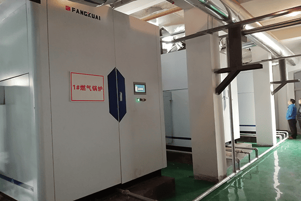濟南熱電宏瑞國際星城換熱站三臺燃氣真空熱水鍋爐案例